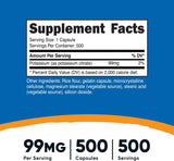 Suplementos Alimenticios Citrato de potasio