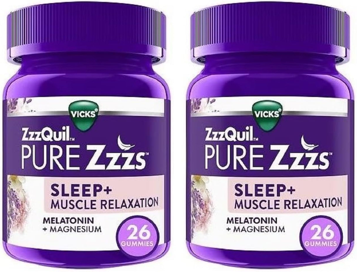 ZzzQuil Pure Zzzs Sleep+ Muscle Relaxation Gomita 26 und