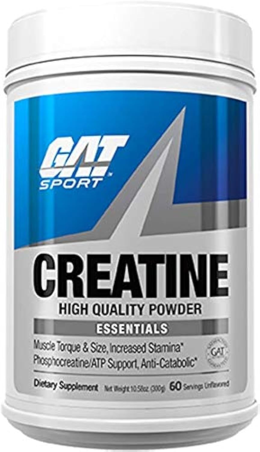 Creatina Monohidrato GAT SPORT 300g, Fuerza, Salud, Resistencia
