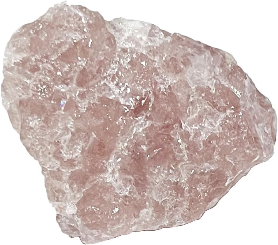 Cristales de Cuarzo Fresa Crudos, Piedras Naturales para Sanar