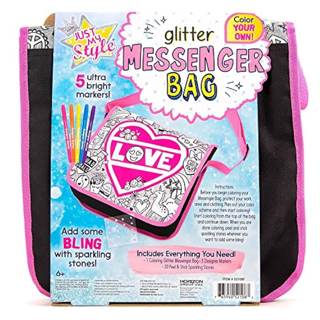 Horizon Group USA - Just My Style - bandolera para colorear