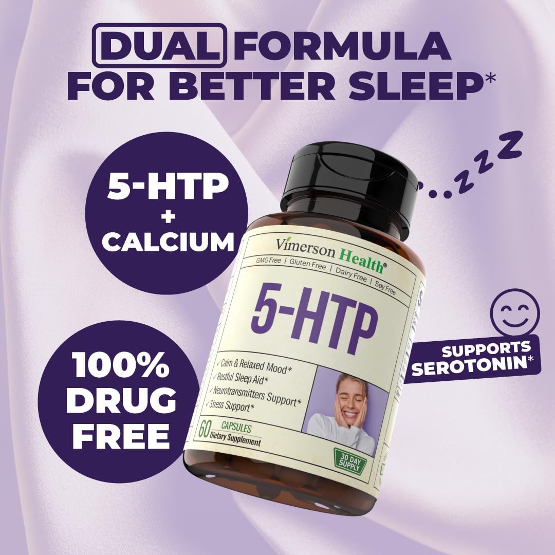 Suplementos de serotonina 5HTP para mujeres y hombres