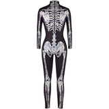 Disfraces traje de cuerpo entero forma esqueleto talla L