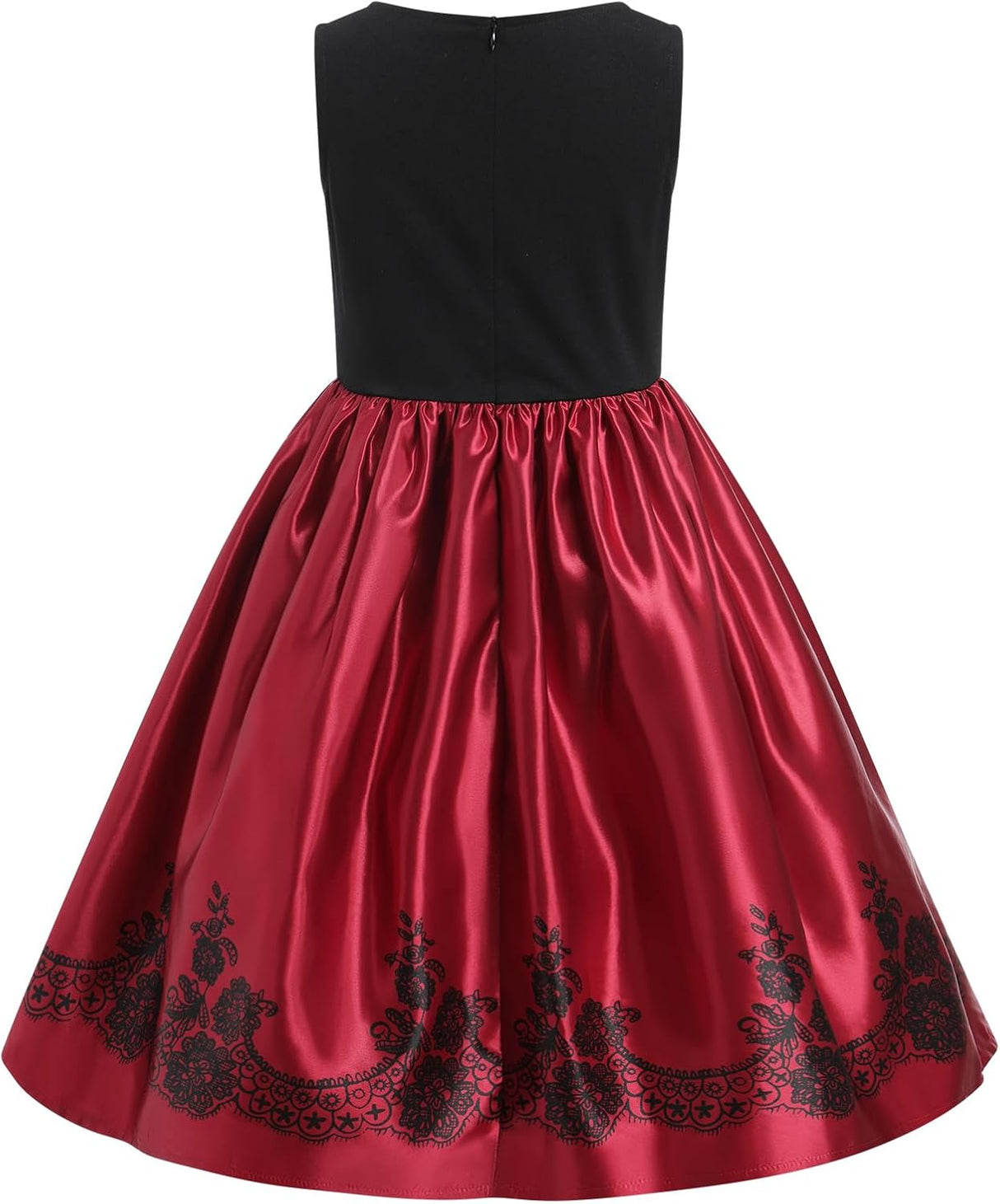 Disfraz de Princesa con Capa Roja para Niñas - Deluxe Halloween