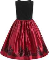 Disfraz de Princesa con Capa Roja para Niñas - Deluxe Halloween