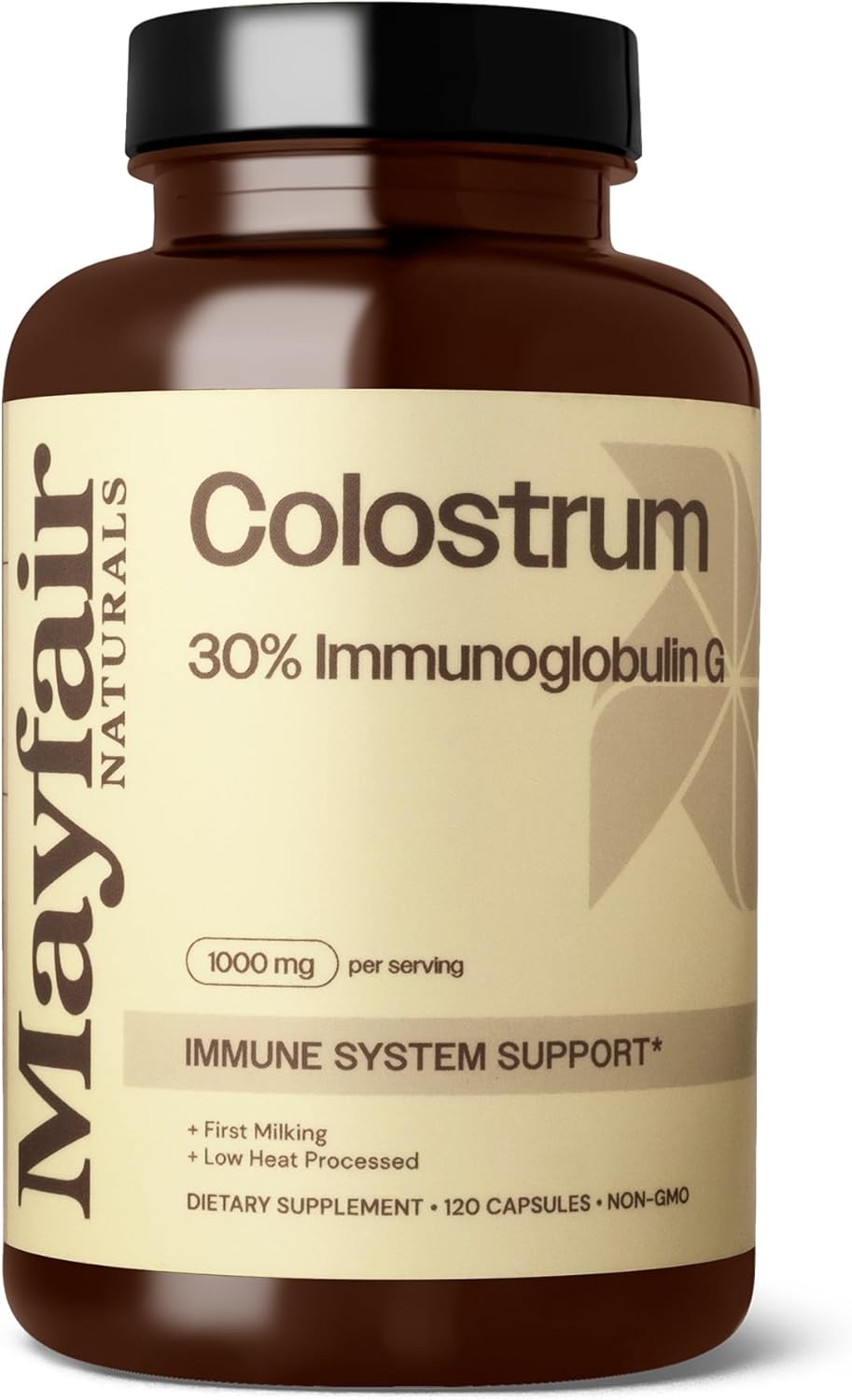 Suplemento de Calostro 1000mg, 120 Cápsulas, Inmunidad