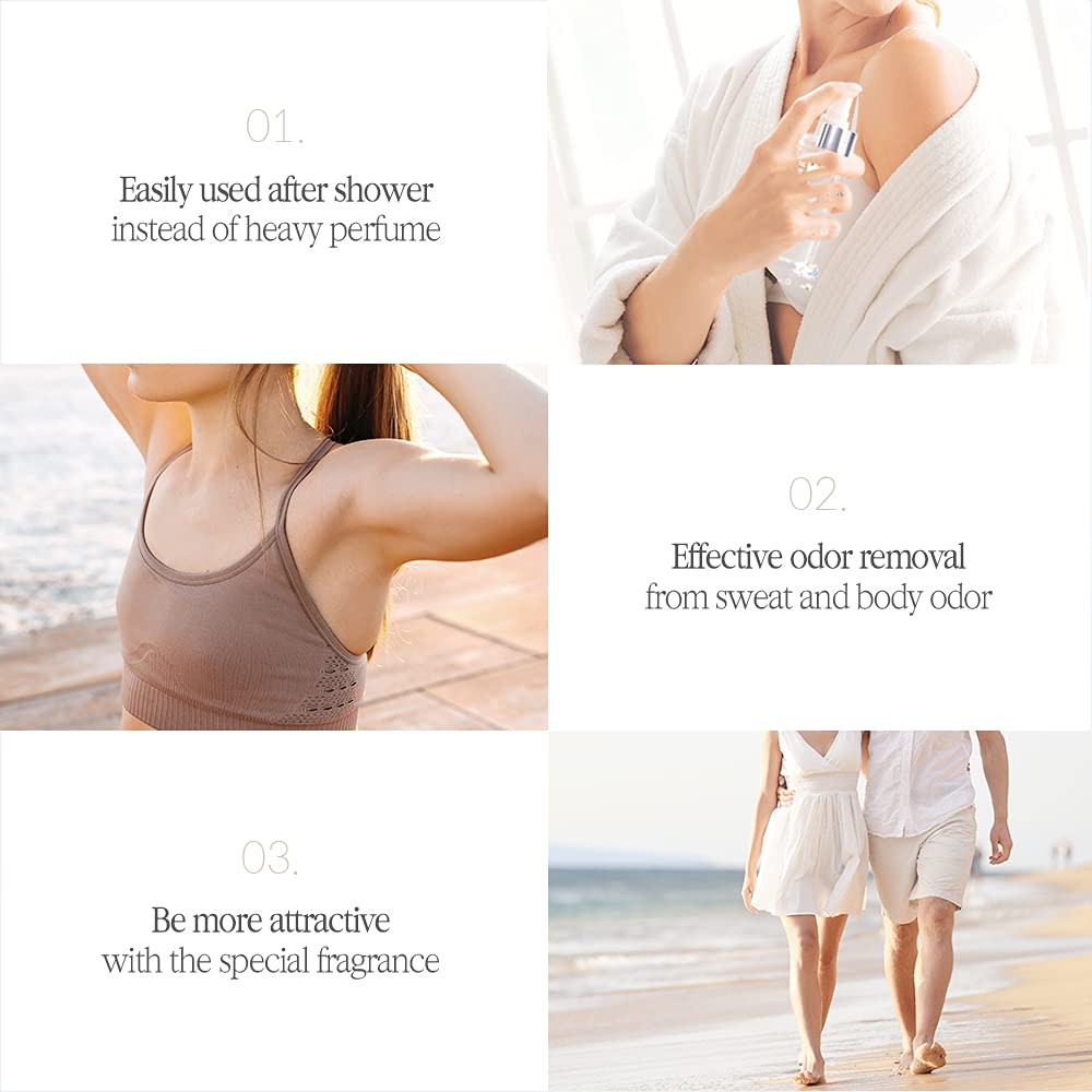 Body Spray Vanilla Musk con Vitamina E y Citrus Acid para Mujeres