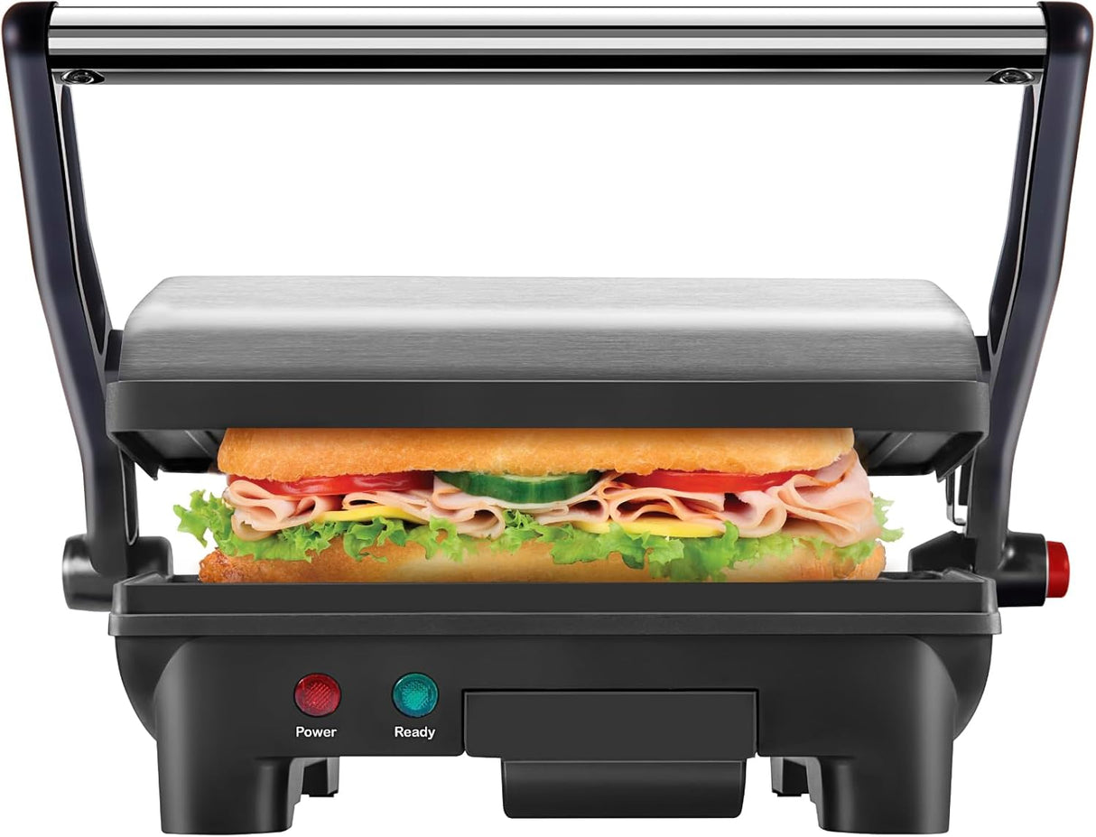Prensa Panini Chefman, placas antiadherentes, apta para lavavajillas