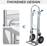 Carretilla 2 en 1 800 LBS Capacidad Carga Aluminio y Acero