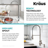 Grifo de cocina de calidad comercial KPF-1691MB Kraus