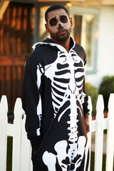 Disfraz de Esqueleto Tipsy Elves - Jumpsuit cómodo con máscara