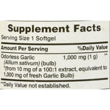 Suplementos Puritan's Pride - Ajo sin olor 1000 mg. 250 cáp