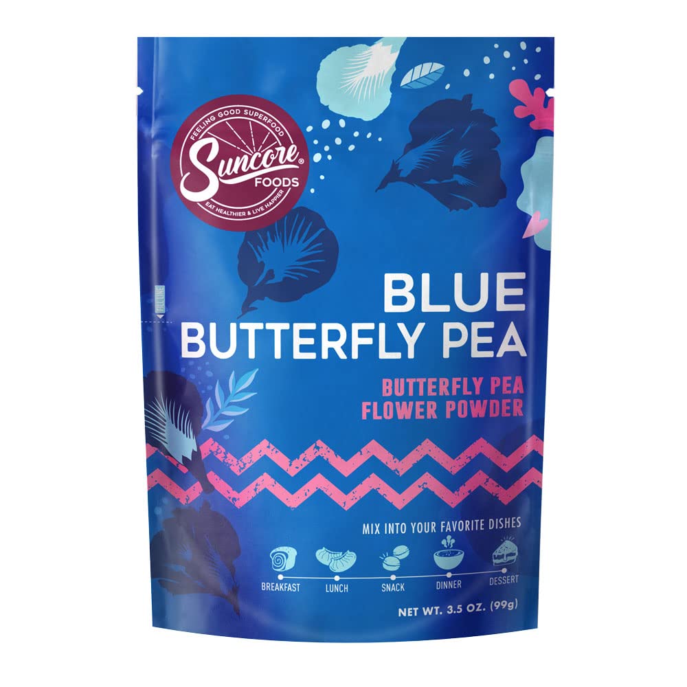 Polvo de guisante mariposa, Suncore Foods, 3.5oz, sin gluten
