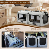 Transportadora Suave para Mascotas, Plegable, Modelo GREY2