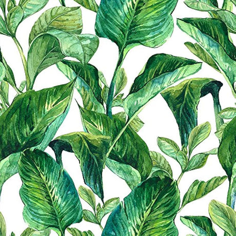 Papel pintado con diseño tropical