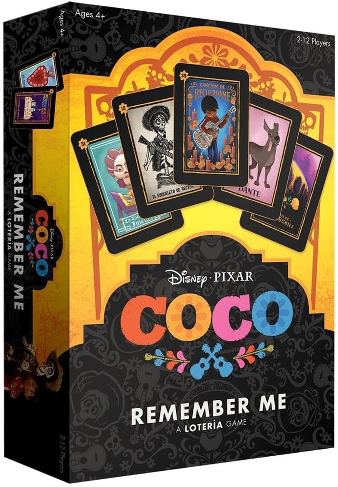 Juego de Lotería Coco, Disney Pixar, Arte Personalizado