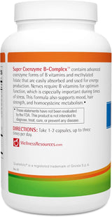 Super Coenzyme B Complejo - Wellness Resources 180 cápsulas