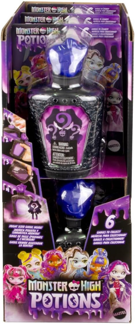 Monster High Mini Muñecas en Estuche, Set Completo de 6
