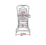 Sistema de Viaje 3 en 1 Pet Gear: Carro, Transportadora y Booster