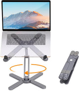 Soporte para computadora portátil con base giratoria 360