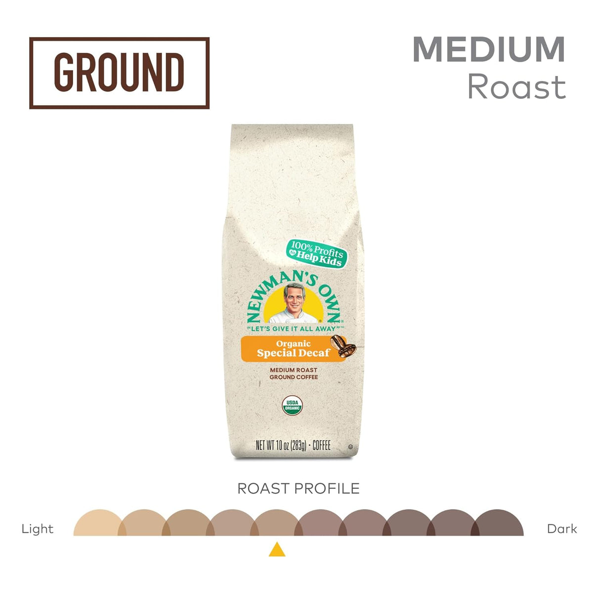 Café Molido Mezcla Especial, Newman’s Own Organics, 10 oz