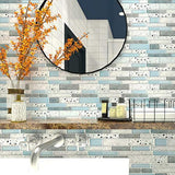 Autoadhesivo para pared y loseta en muro con diseño