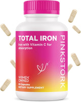 Suplemento Pink Stork Hierro con bisglicinato y vitamina C