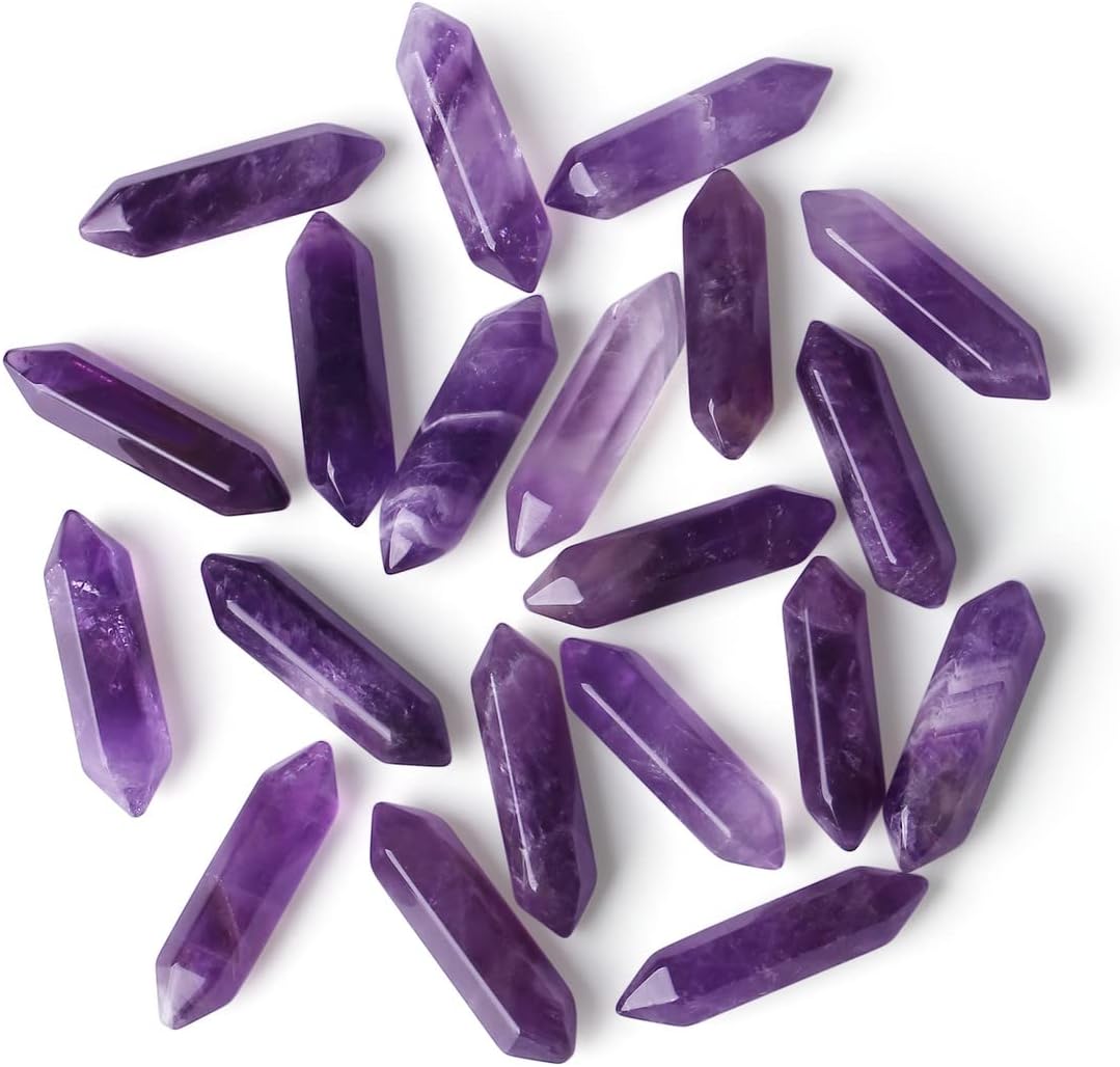 ZHIYUXI Piedras curativas y piedras de amatista, piedras