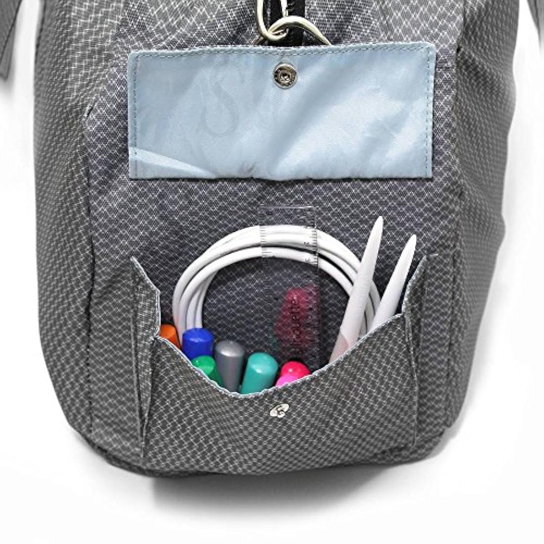 Bolsa, color gris