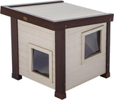 Casa para Gatos Salvajes ECOFLEX® Albany, Resistente y Fácil Montaje