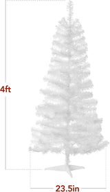Árbol de Navidad Mini 4ft Best Choice Products, Pre-iluminado LED