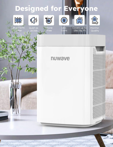 Purificador de aire portátil con sensor de calidad del aire