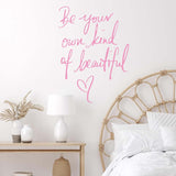 Vinilos de Pared Cita Inspiradora, Decoración Peel and Stick