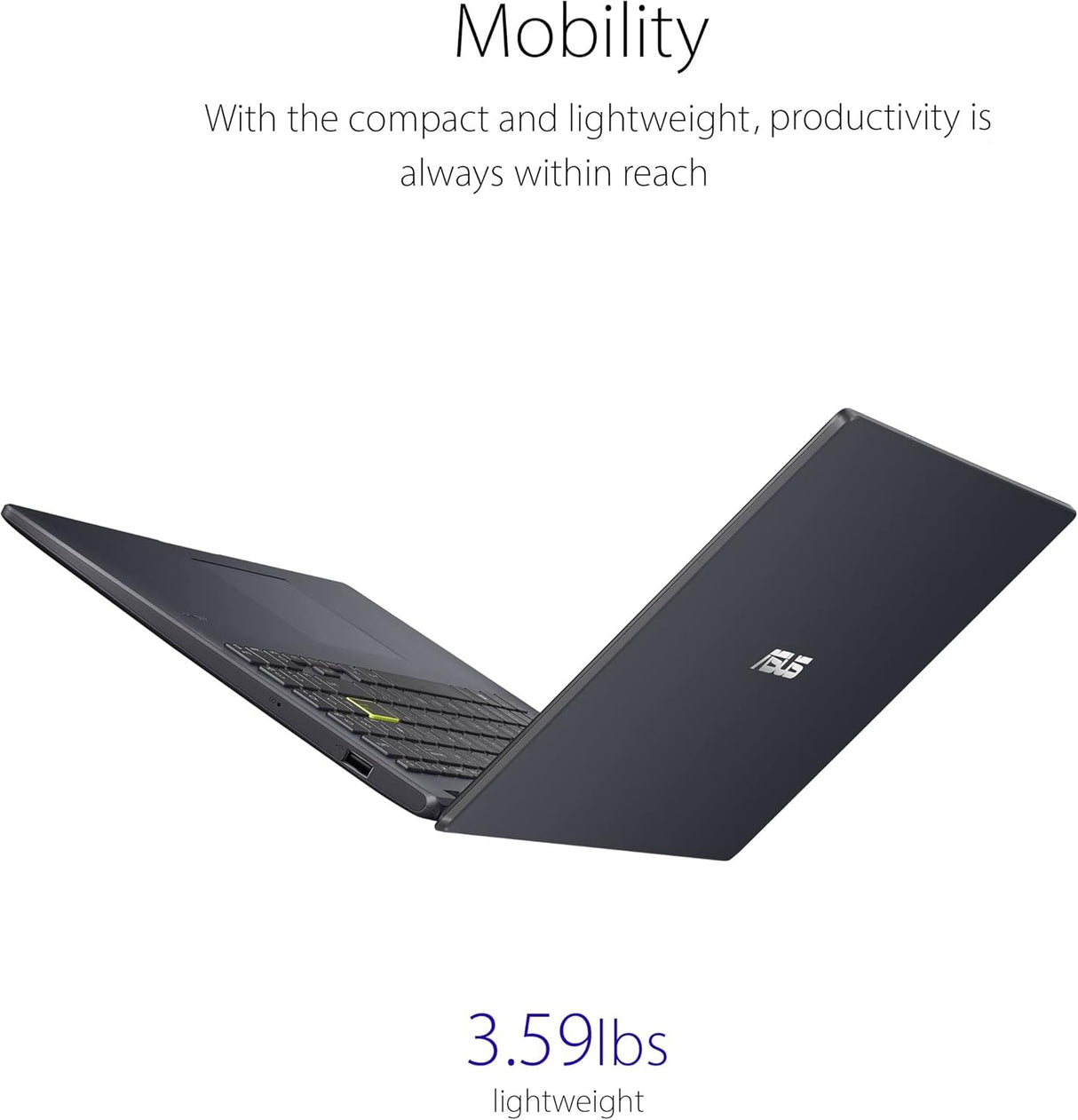 Laptop ASUS Vivobook Go 15, 15.6” FHD, Intel Celeron N4020, L510MA-AS02