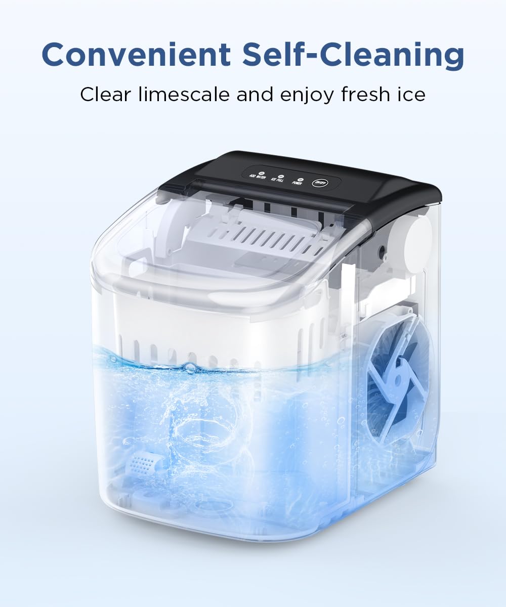 Máquina de hielo portátil con autolimpieza COWSAR