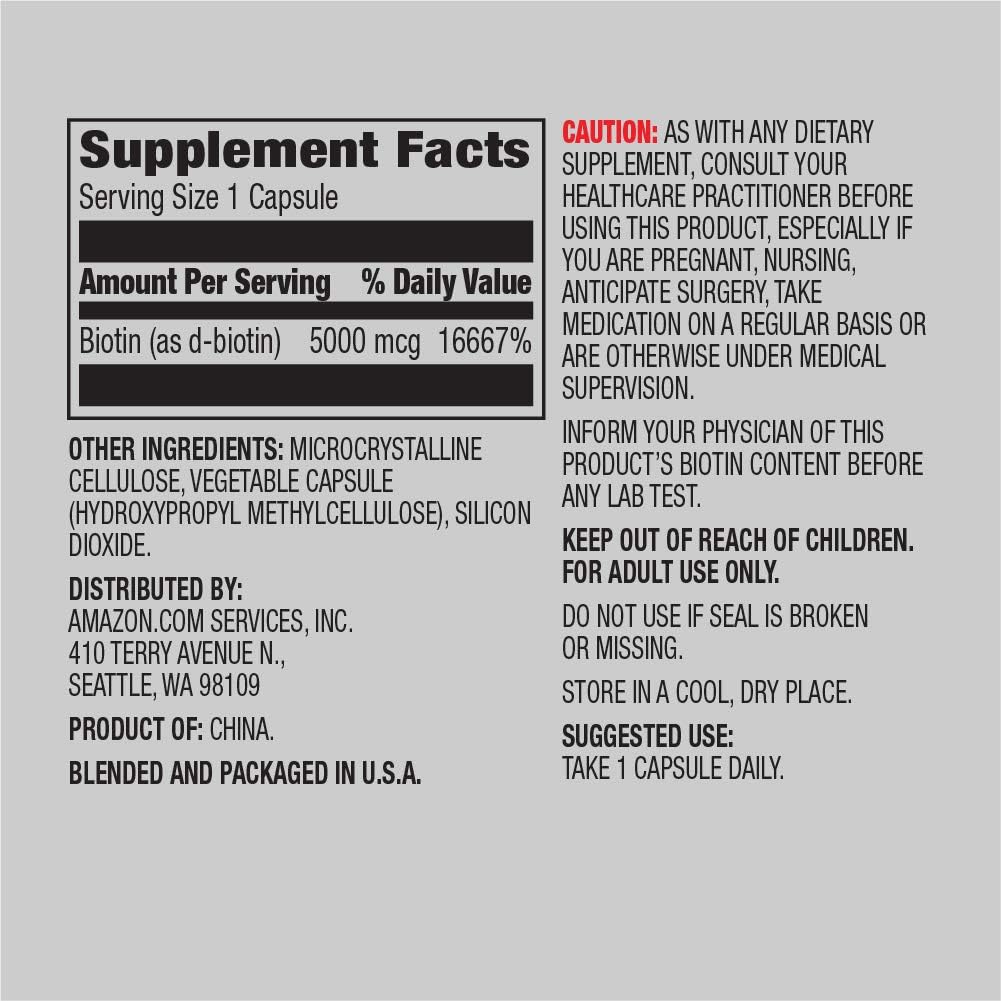 Suplementos Alimenticios Biotina 130 cápsulas