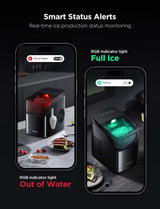 Máquina de Hielo GoveeLife, 26lbs/24h, Control por Voz, RGB