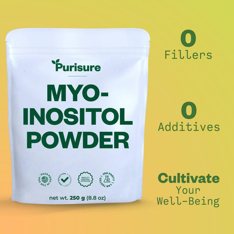 Suplemento Myo Inositol Polvo 500 porciones nootrópico