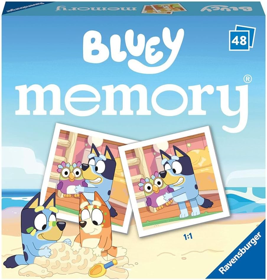 Juego de Memoria Bluey de Ravensburger para Niños 3+ Años