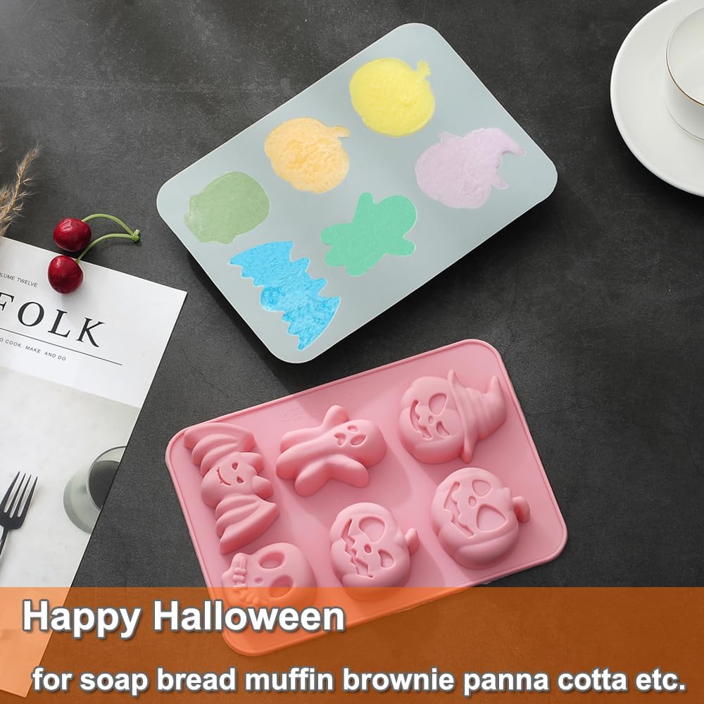 Molde Silicona Halloween 2 Pack para Galletas y Chocolates