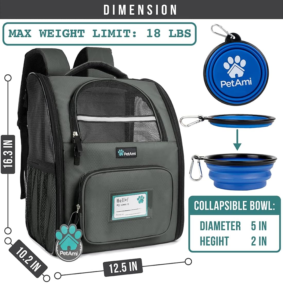 Mochila de lujo para gatos soporte de respaldo de cojín