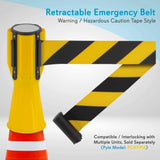Cinturón de emergencia Pyle, cinta retráctil de advertencia