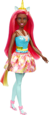 Barbie Dreamtopia Muñeca Unicornio con accesorios y falda