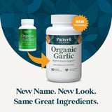 Suplemento Wholesome Organics Ajo orgánico sin olor 30 tab