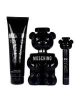 Set para Hombres: Eau de Parfum, Gel de Ducha y Spray