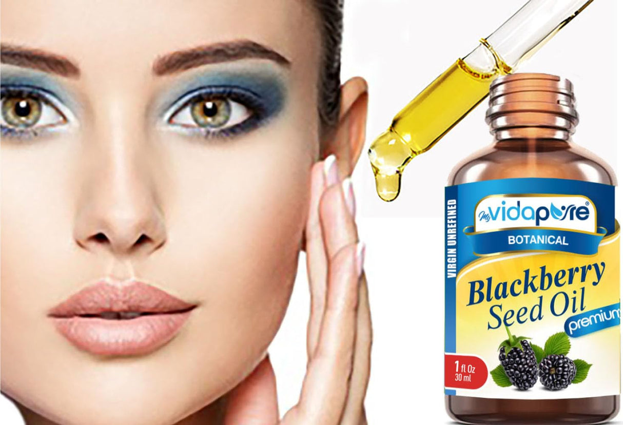 Aceite de Semilla de Mora Virgen Puro para Cara Cuerpo