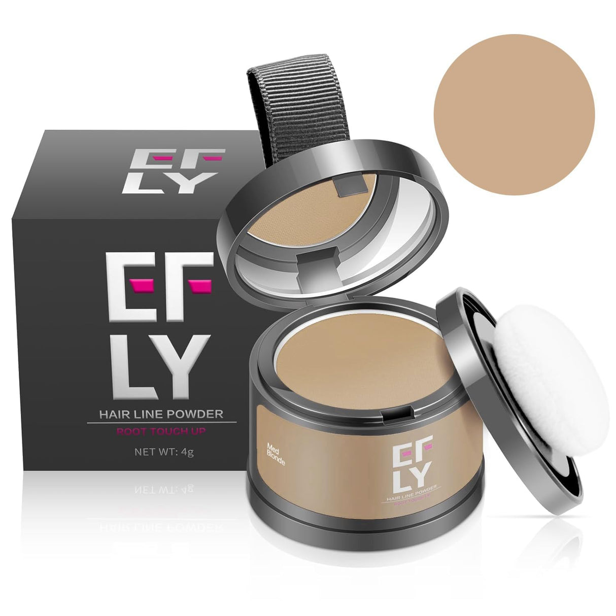 Polvo Retoca Raíces y Cabello Fino para Mujeres y Hombres
