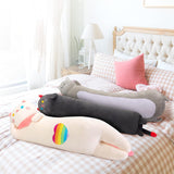 Peluche de gato larga de 20 pulgadas  negro