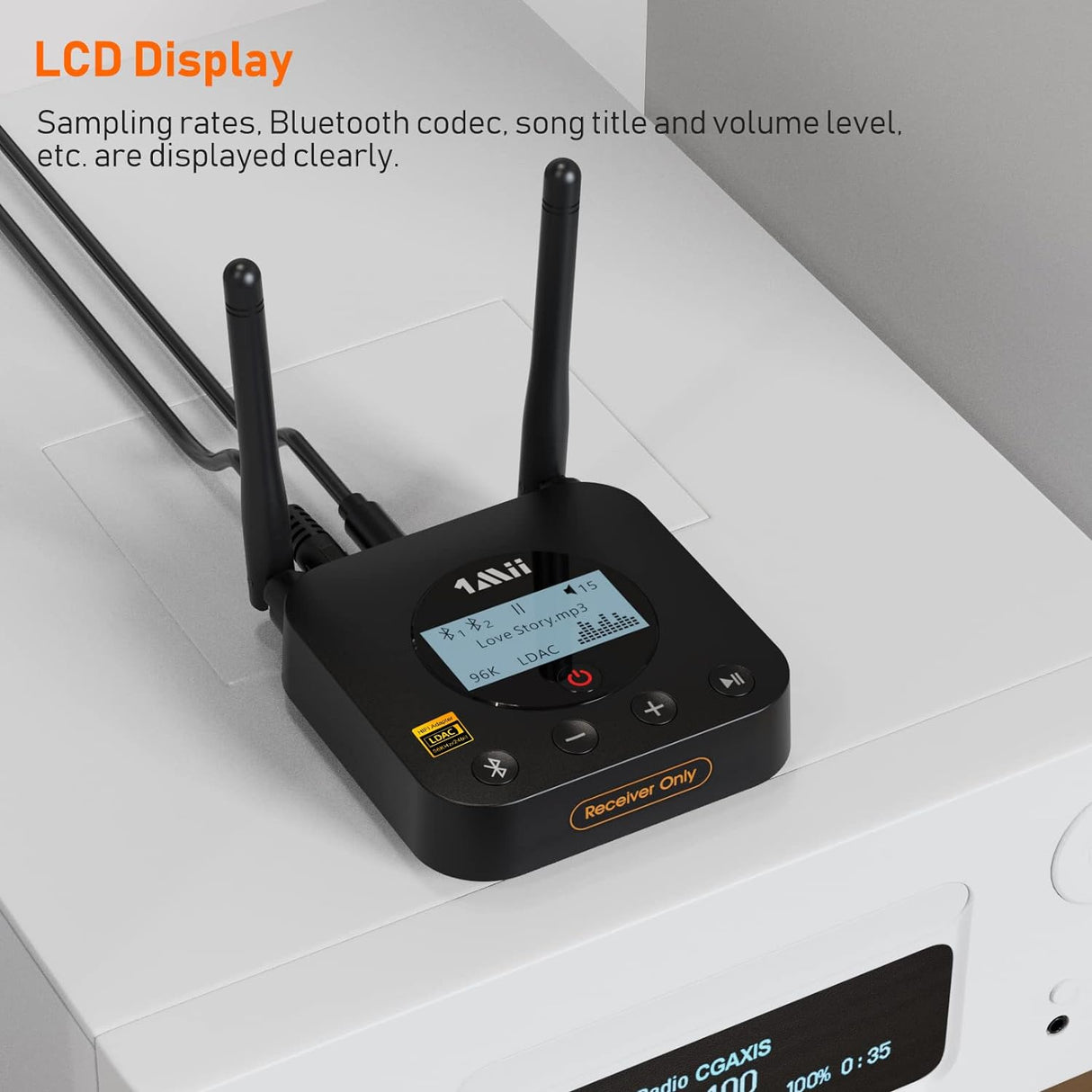 Receptor Bluetooth adaptador de audio inalámbrico Bluetooth