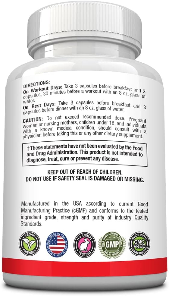 Approved Science Nitric Oxide MD Desarrollo muscular 90 cáp